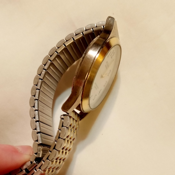 Acqua Indiglo Men's Steel Gold Tone Watch - Picture 4 of 10